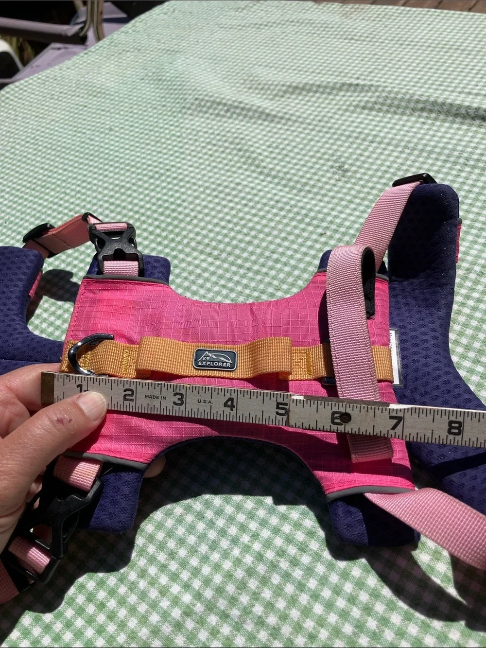 K9 explorer Coastal size  medium padded dog harness